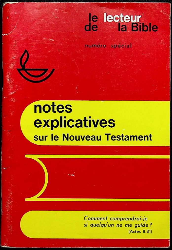 NOTES EXPLICATIVES